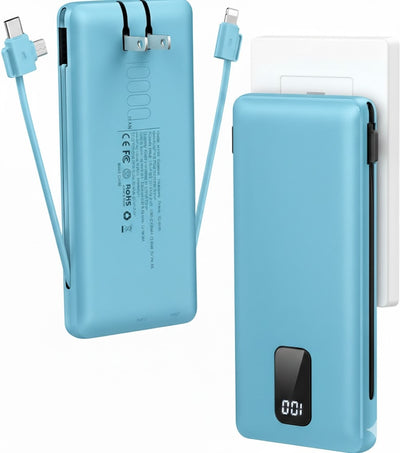 10K PWB With Wall Plug - Cables - BLUE