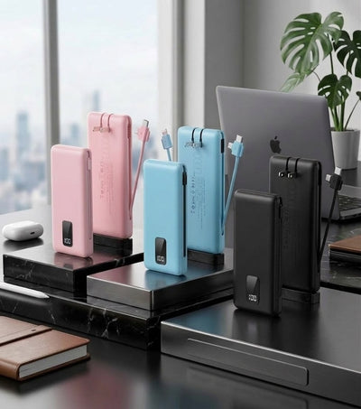 10K PWB With Wall Plug - Cables - BLUE