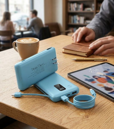 10K PWB With Wall Plug - Cables - BLUE