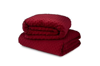 15LB Release & Rest Weighted Blanket - RED
