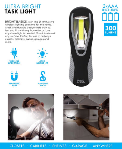 Bright Basics Ultra Bright Task Light 2 Pack