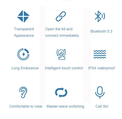 Bits N Bytes Wireless Earbuds - AQUA