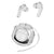 Bits N Bytes Wireless Earbuds - WHITE