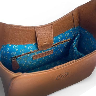 LEATHER HANDBAG & FREE CORAL REEF BRACELET