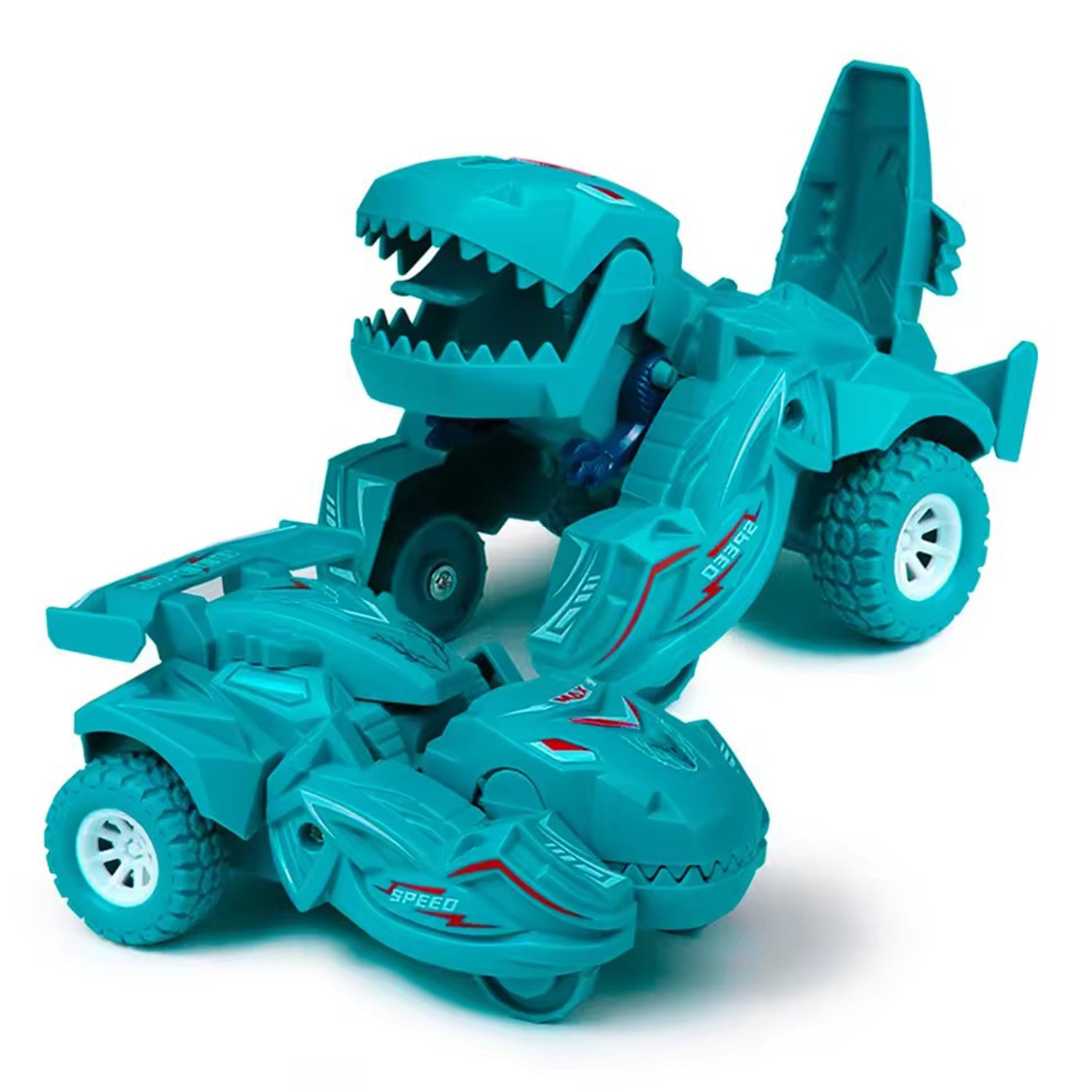 DinoMorph Transforming Dino Truck - Light Blue