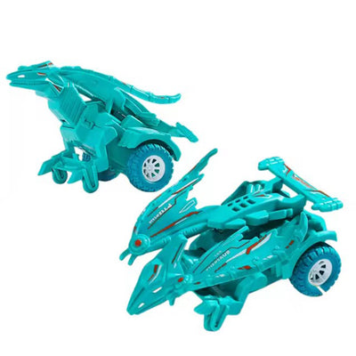 DinoMorph Transforming Dino Truck - Light Blue