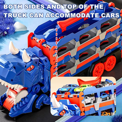 12 Piece Dinosaur Transport Truck