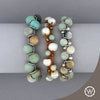 FRESH WATER PEARL AMAZONITE