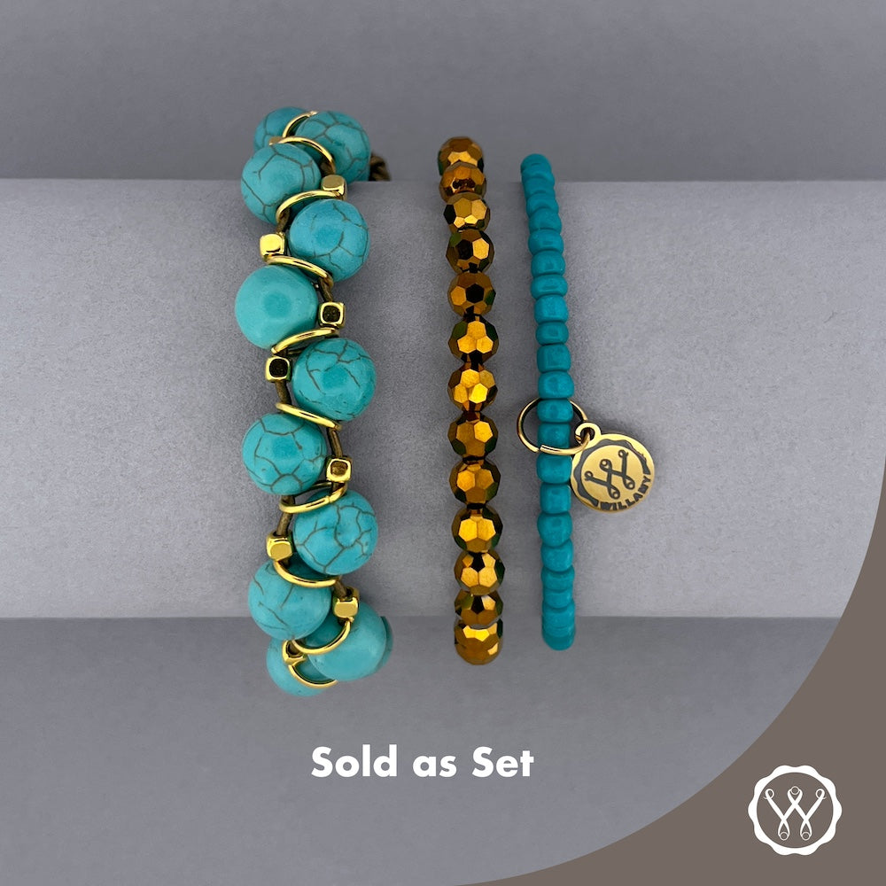 GOLD TURQUOISE SET