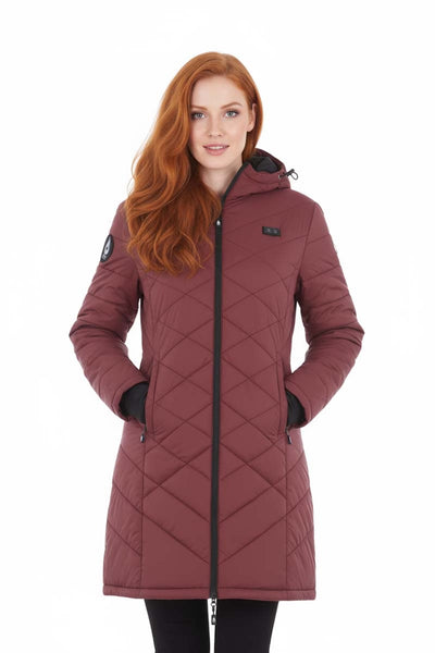 Hybrid Versatile 2 N 1 Coat Vest With Powerbank - Women's BURGUNDY