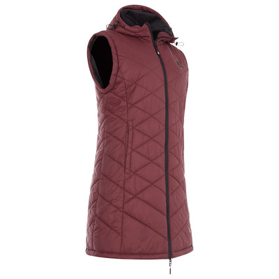 Hybrid Versatile 2 N 1 Coat Vest With Powerbank - Women's BURGUNDY