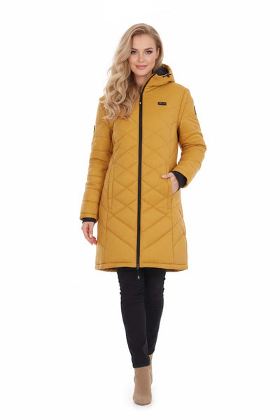 Hybrid Versatile 2 N 1 Coat Vest With Powerbank - Women's GOLDEN
