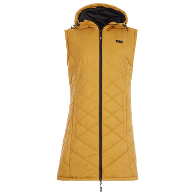 WOMEN'S: Hybrid Versatile 2 N 1 Coat Vest With Powerbank - GOLDEN