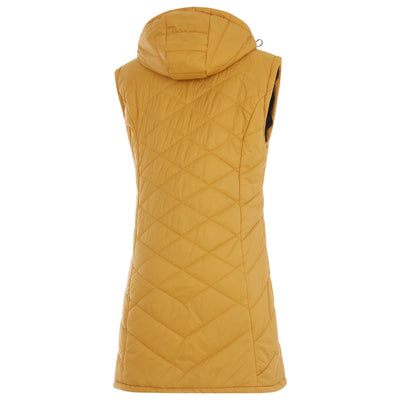 WOMEN'S: Hybrid Versatile 2 N 1 Coat Vest With Powerbank - GOLDEN