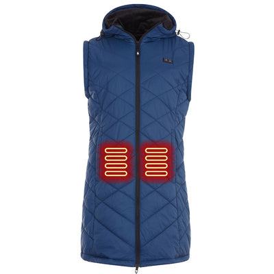 Hybrid Versatile 2 N 1 Coat Vest With Powerbank - Women's NAVY