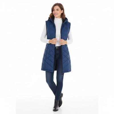 Hybrid Versatile 2 N 1 Coat Vest With Powerbank - Women's NAVY