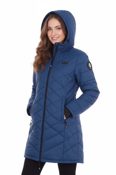 Hybrid Versatile 2 N 1 Coat Vest With Powerbank - Women's NAVY