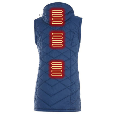 Hybrid Versatile 2 N 1 Coat Vest With Powerbank - Women's NAVY