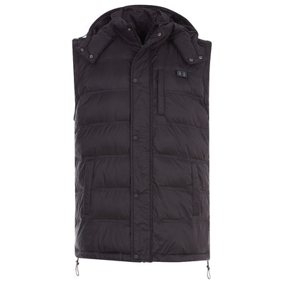 Hybrid Versatile 2 N 1 Coat Vest With Powerbank - Men's BLACK