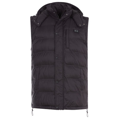 MEN'S: Hybrid Versatile 2 N 1 Coat Vest With Powerbank - BLACK
