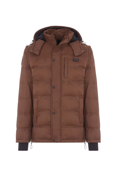 Hybrid Versatile 2 N 1 Coat Vest With Powerbank - Men's MOCHA