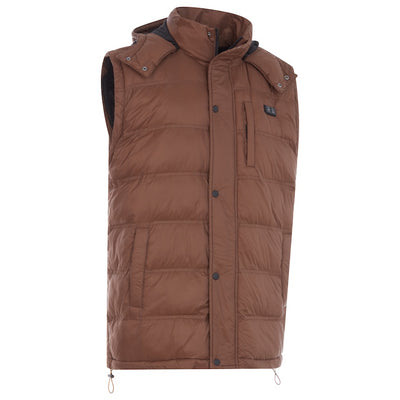Hybrid Versatile 2 N 1 Coat Vest With Powerbank - Men's MOCHA