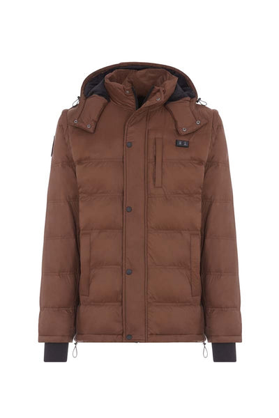 MEN'S: Hybrid Versatile 2 N 1 Coat Vest With Powerbank - MOCHA