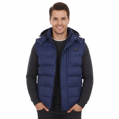 Hybrid Versatile 2 N 1 Coat Vest With Powerbank - Men's NAVY