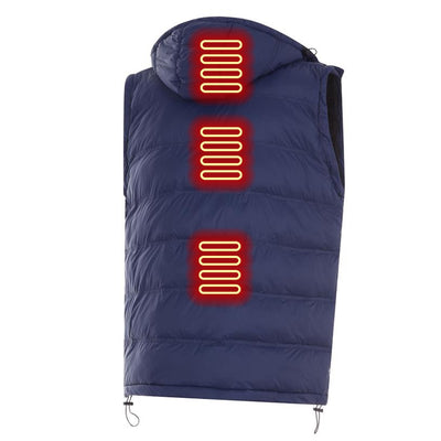 MEN'S: Hybrid Versatile 2 N 1 Coat Vest With Powerbank - NAVY