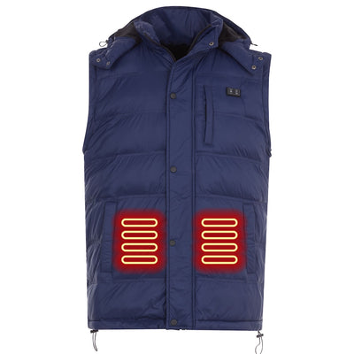 MEN'S: Hybrid Versatile 2 N 1 Coat Vest With Powerbank - NAVY