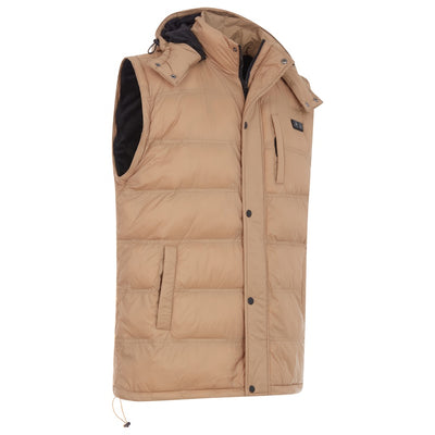 Hybrid Versatile 2 N 1 Coat Vest With Powerbank - Men's TAN