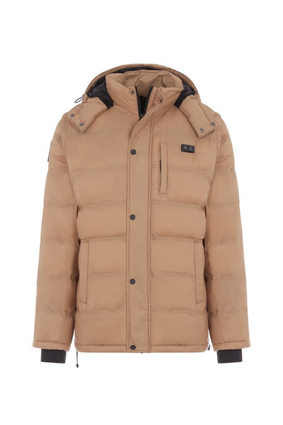 MEN'S: Hybrid Versatile 2 N 1 Coat Vest With Powerbank - TAN