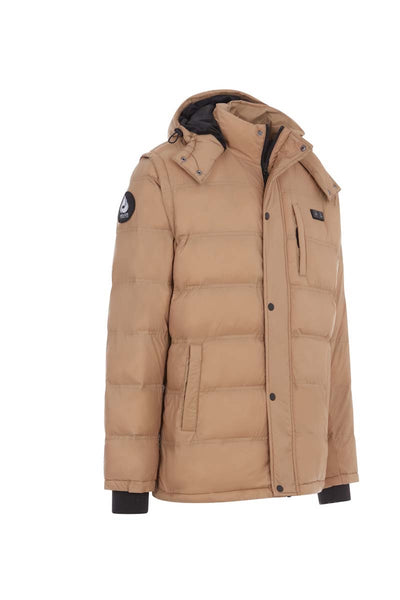 MEN'S: Hybrid Versatile 2 N 1 Coat Vest With Powerbank - TAN