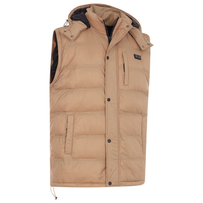 MEN'S: Hybrid Versatile 2 N 1 Coat Vest With Powerbank - TAN