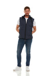 THE HEATED COAT - PAFFUTO VEST With Power bank - Blue