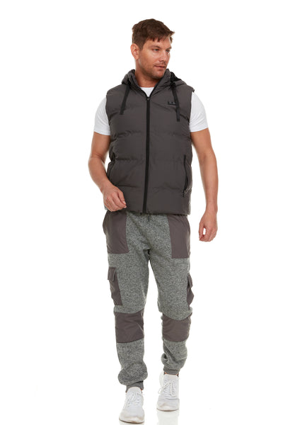 THE HEATED COAT - PAFFUTO VEST With Power bank - Gray