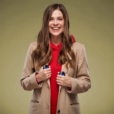 Electric Hand Warmers - White & Silver