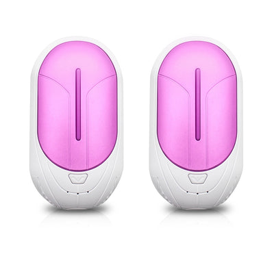 Electric Hand Warmers - Pink & White