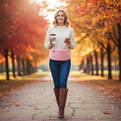 HELIOS Waistband with 5000mAh Power Bank - PINK