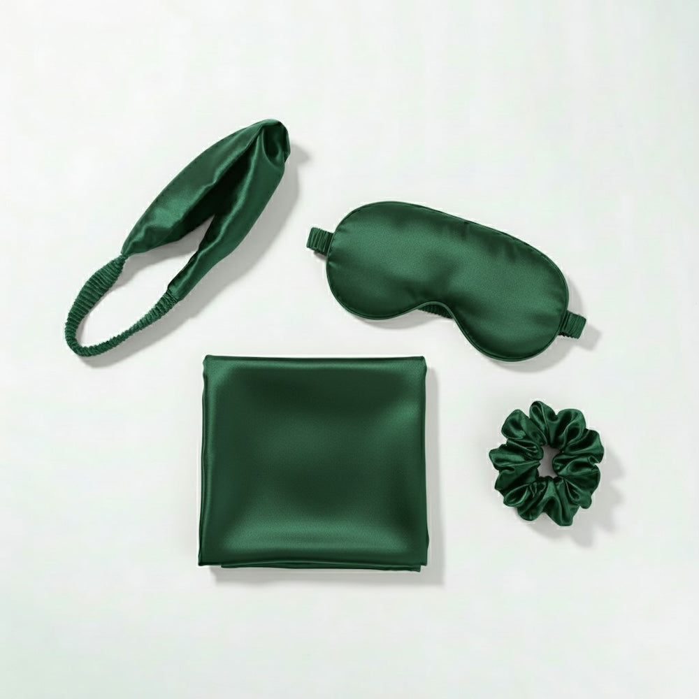 Radiant Night Silk Set - GREEN