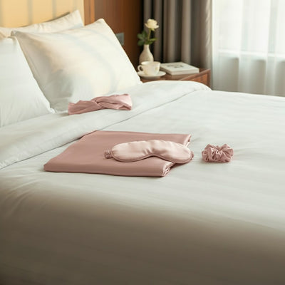 Radiant Night Silk Set - PINK