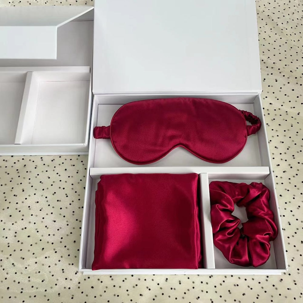 Radiant Night Silk Set - RED