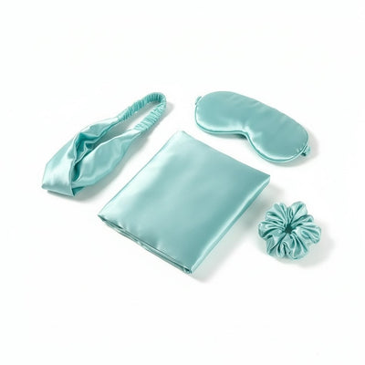 Radiant Night Silk Set - TEAL