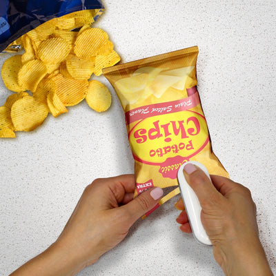 2 Pack Universal 2-in-1 Mini Bag Sealer & Cutter