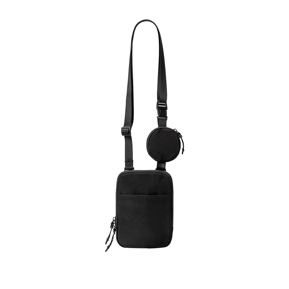 Cute Crossbody with Earbud Purse Soft and Handy Everyday Companion - BLACK