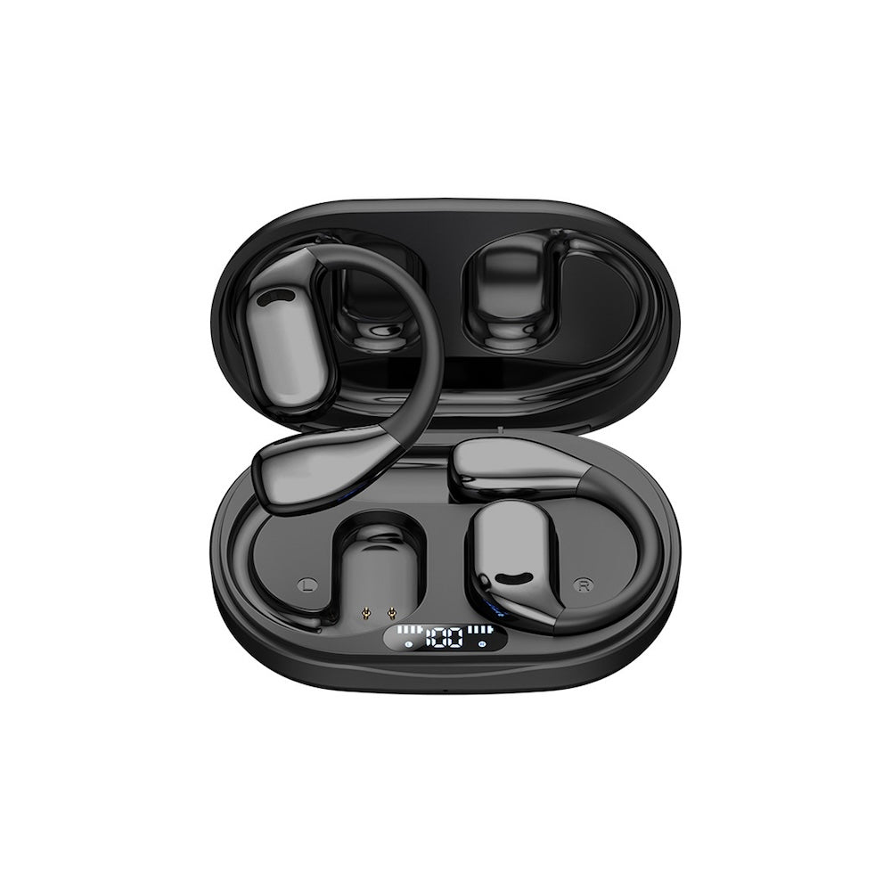 Open-Ear Bluetooth Headphones - METALLIC BLACK