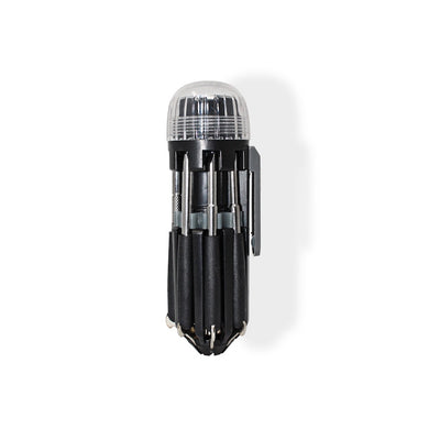 2 Pack WorkSpace 8-in-1 Multi-Tool Screwdriver Flashlight