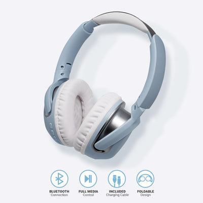 Nicole Miller Chime Wireless Headphones - BLUE