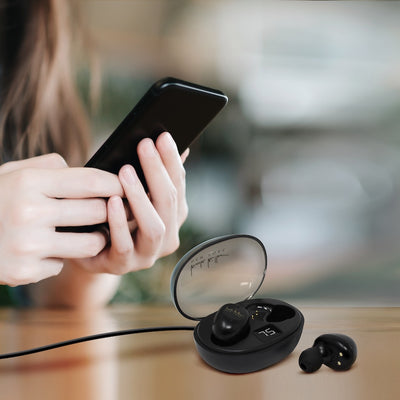 TechStyle True Wireless Earbuds - Black