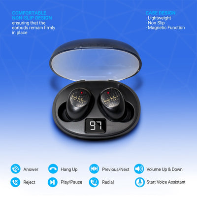 TechStyle True Wireless Earbuds - Black